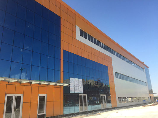 কাস্টমাইজড আকার ইস্পাত কাঠামো বিল্ডিং গরম ডুব Galvanized পেইন্ট স্প্রে