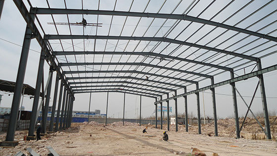 20x50 ইস্পাত কাঠামো শ্যাড কাস্টম মেটাল শ্যাড আধুনিক নকশা শৈলী